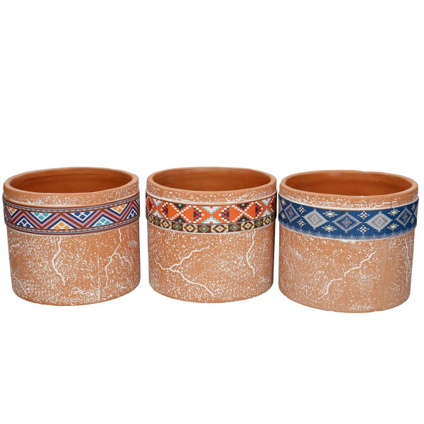 Ceramics Cylinder terra d13.5*11.5cm
