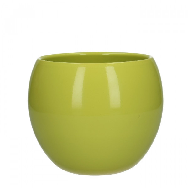 Ceramics Ball pot d12.5/15*13cm Green Vase