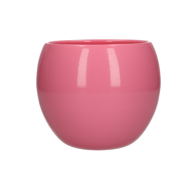 Ceramics BallPot d12.5/15*13cm  Pink Vase