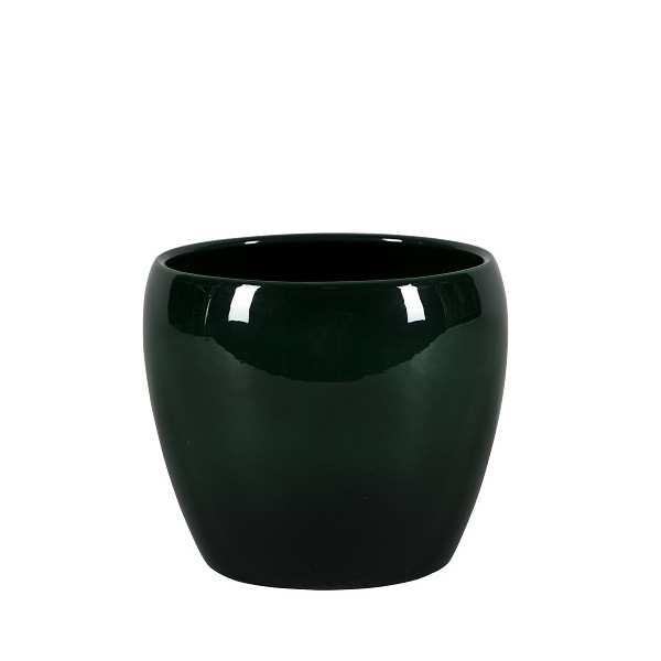 Ceramics RevPot d11*9cm - Green Vase